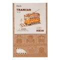 RoboTime 3D wooden puzzle Historical tram