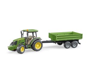 Bruder John Deere tractor with roller