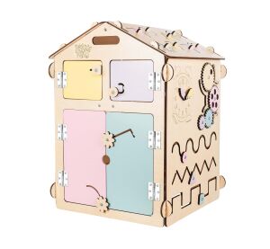 BusyKids Activity board Pastel house