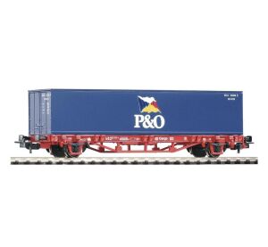Piko Flatcar Lgs579 1x40ft container P&O DB AG V - 57706