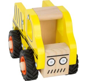 Small Foot Wooden Construction Vehicle