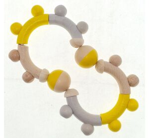 Hess Natural Rattle - Yellow
