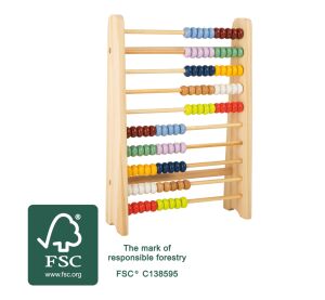 small foot Educational counter coloured