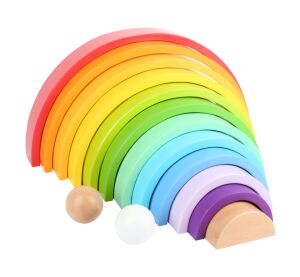 small foot Wooden folding rainbow XL