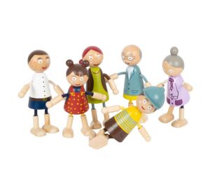Small Foot Wooden Figures Family