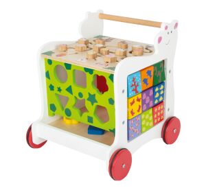 small foot Wooden walker Polar bear