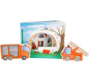Small Foot Wooden Book Firefighters