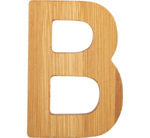 small foot Bamboo letter B