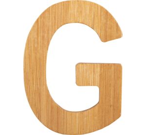 small foot Bamboo letter G