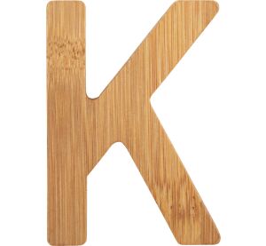 small foot Bamboo letter K