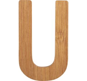 small foot Bamboo letter U
