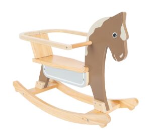 small foot Rocking horse with railing