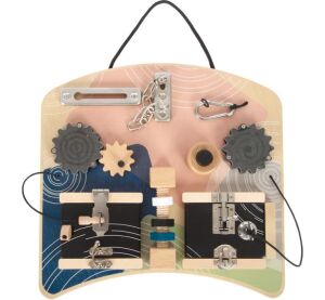 small foot Motor board with locks and rotating elements