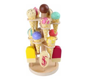 small foot Wooden ice cream stand