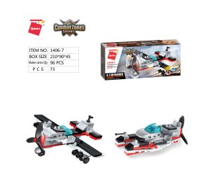 Qman Aircraft Carrier 1406-7 A-1 Skyrider 2in1