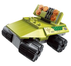 Qman Thunder Expedition Battle Car 1415-1 Sky-eye Radar Car