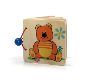 Hess Wooden Book Teddy Bear