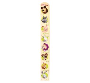Bino Masha and Bear - wooden tape measure