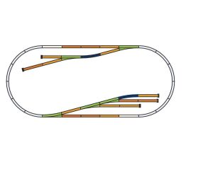 Piko Track set D (piece tracks) - 55330