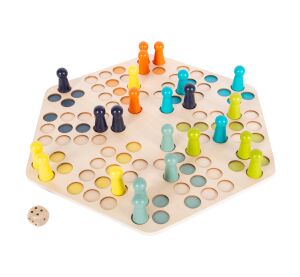 Small Foot Wooden Man, Don't Be Angry for 6 players