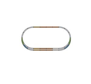 Piko Track Set E (parallel track) - 55340