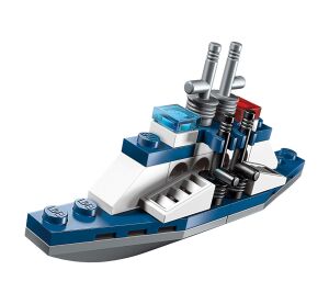 Qman Hyperfunction Tactical Unit 2101-3 Escort Ship 3in1