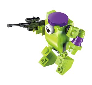 Qman Hyperfunction Tactical Unit 2101-5 Robot Troops 3in1