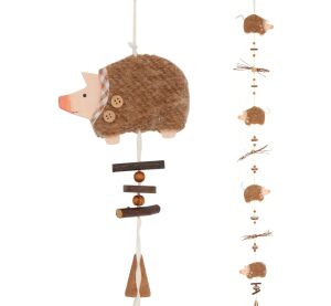 small foot Garland with Freddy the pig