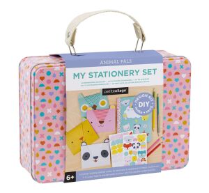 Petit Collage Creative Briefcase Letter set with animals