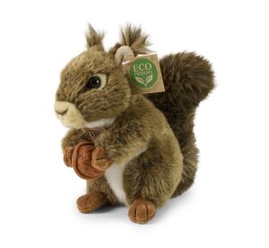 Rappa Plush squirrel with nut 17 cm ECO-FRIENDLY