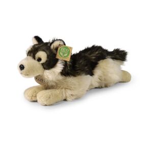 Rappa Plush wolf lying 32 cm ECO-FRIENDLY