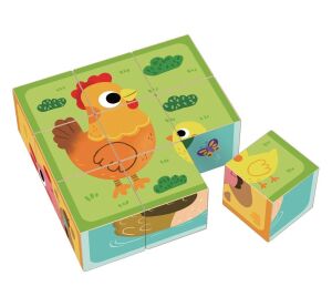 2Kids Toys Wooden Blocks Farm