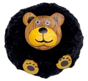 2Kids Toys Wooden Magnet Large Pompon Bear