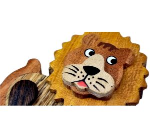 2Kids Toys Wooden Magnet Large Lion