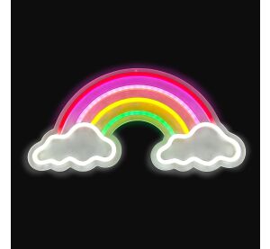 2Kids Toys LED NEON LIGHT Rainbow lamp with clouds
