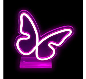 2Kids Toys LED NEON LIGHT Butterfly Lamp