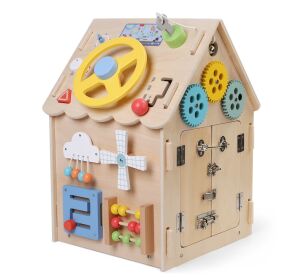 2Kids Toys Activity board Natural house