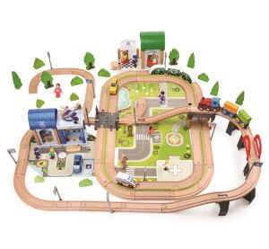 2Kids Toys Town and Village Train Track 200 pieces