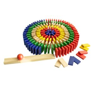 2Kids Toys Dominoes colourful 400 pieces