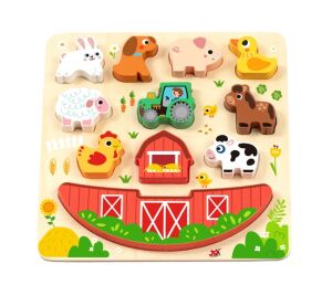 2Kids Toys Balance Puzzle Farm 2 in 1