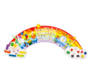 2Kids Toys Soft Activity Board Rainbow & Clouds