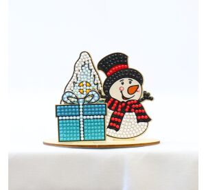 2Kids Toys Diamond Painting with Easel Christmas Snowman