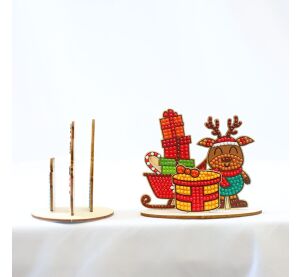 2Kids Toys Diamond Painting with Easel Christmas Reindeer