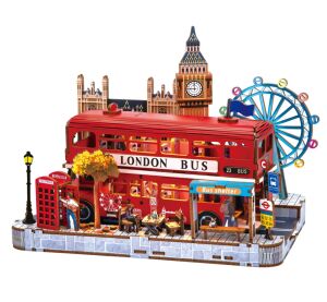 2Kids Toys 3D Wooden Puzzle Miniature Scene London