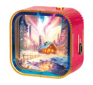 2Kids Toys 3D Wooden Puzzle Lamp Northern Lights