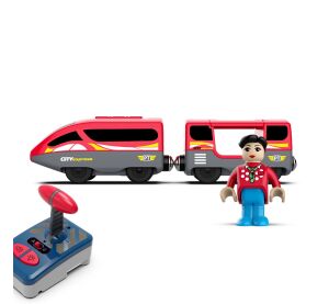 2Kids Toys Electric Train Set with Remote Control and Figure