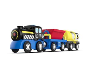 2Kids Toys Battery-Powered Steam Freight Train