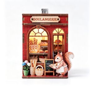 2Kids Toys 3D Wooden Puzzle Magnet Squirrel's Bakery