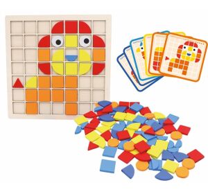 2Kids Toys Mosaic with Pattern Cards 120 Pieces