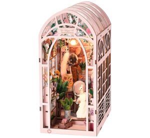 2Kids Toys DIY Book Nook Miniature House Artist’s Greenshouse